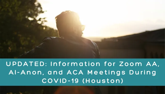 Finding online AA, Al-Anon, and ACA meetings